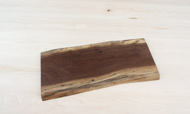 Ready to Ship Live Edge Black Walnut Finished Charcuterie Board 1